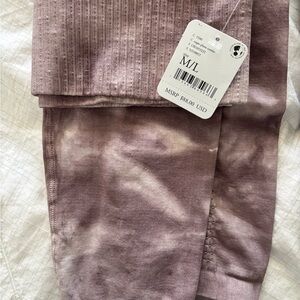 Free People Good Karma Purple Tie-Dye Leggings
NWT